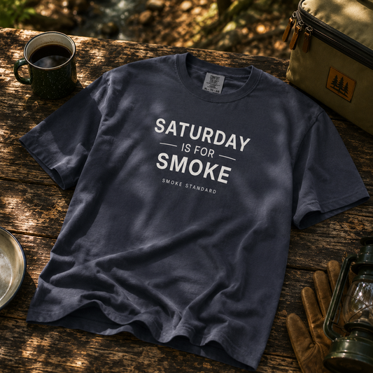 Saturday Is For Smoke Heavyweight Tee