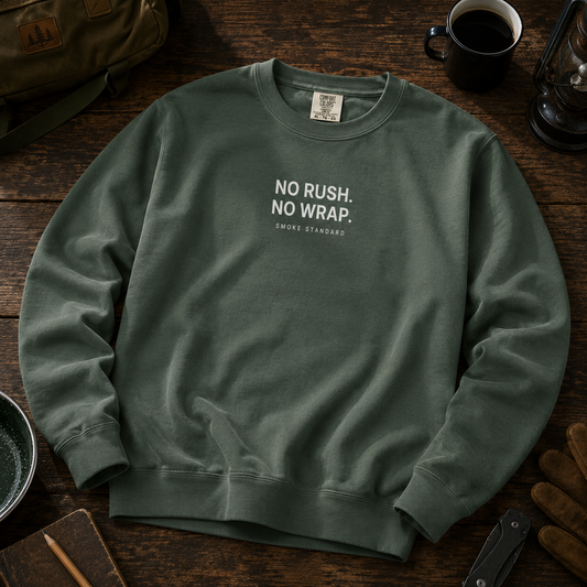 No Rush. No Wrap. Crewneck Sweatshirt