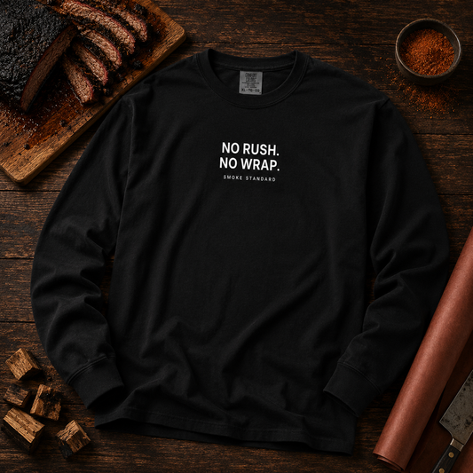 No Rush. No Wrap. Long Sleeve Tee