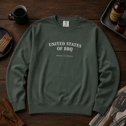 United States of BBQ Crewneck Sweatshirt