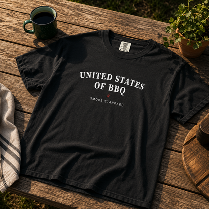 United States of BBQ Heavyweight Tee