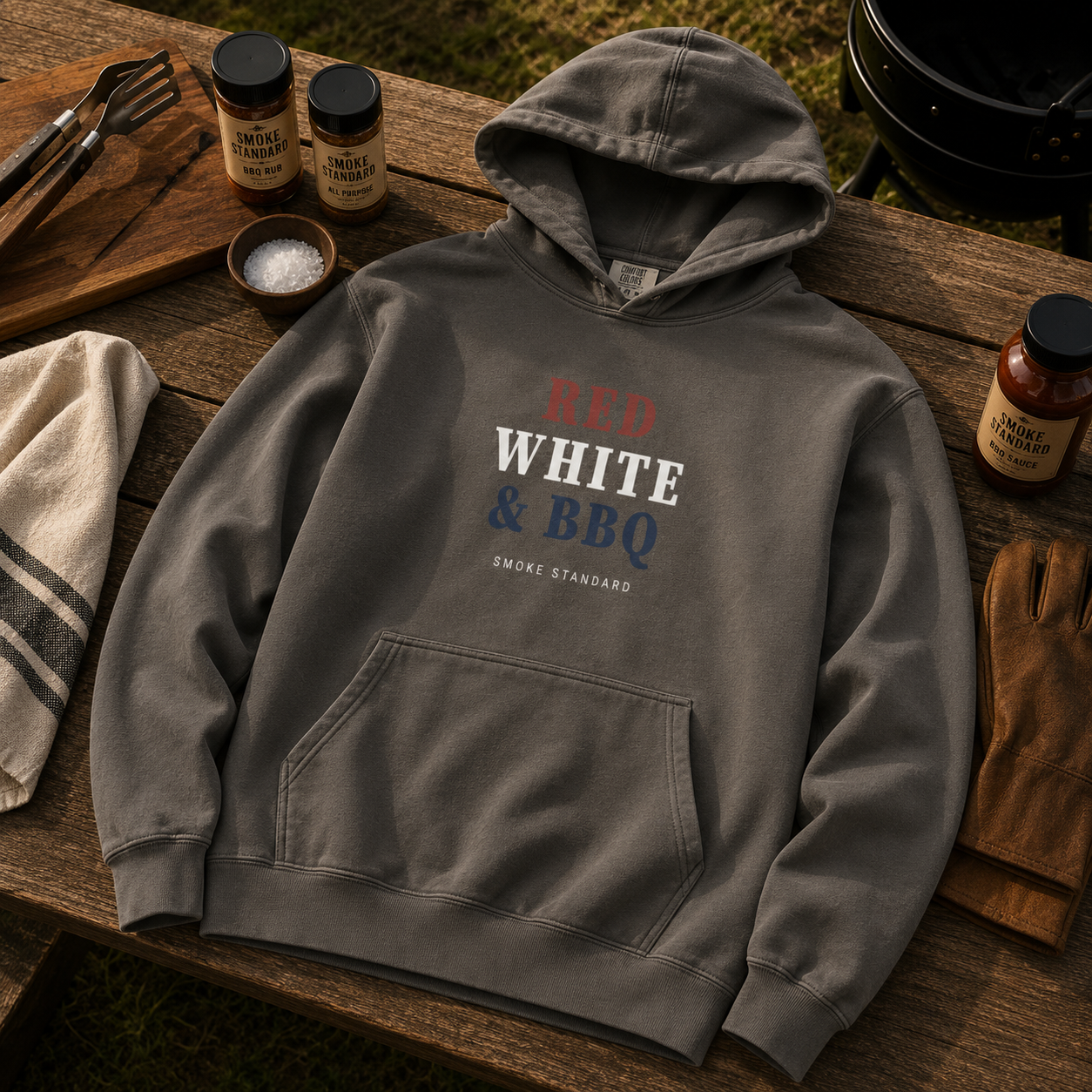 Red, White & BBQ Hoodie